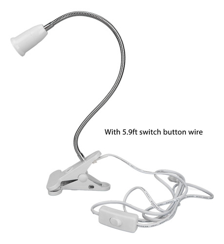 Suporte De Clipe De Mesa, Braçadeira Led E27, Soquete, Pesco