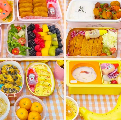 Kit Para Lunch 55 Pz Palillos Y Botellas Para Aderezos