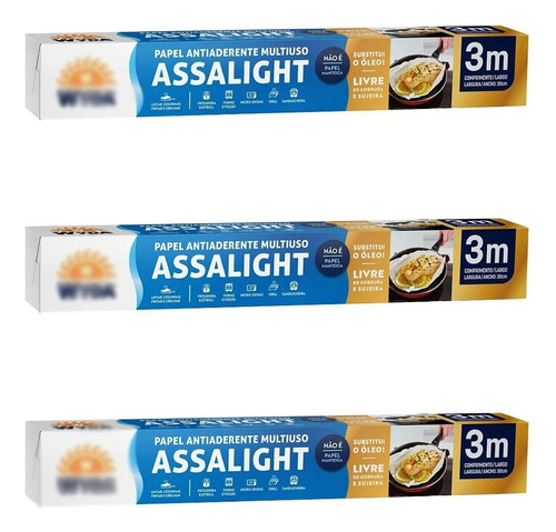 Papel Assalight Premium 3m Wyda 3 Rolos