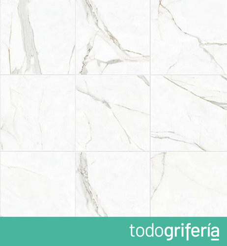 Porcelanato Vite Calacatta Pulido 80x80 Rectificado