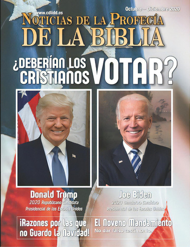 Noticias De Profecãâa De La Biblia Octubre - Diciembre 2020: Ãâ¿deberãâan Los Cristianos Votar?, De Of God, Tinuing Church. Editorial Nazarene Books Division Of Doc, Tapa Blanda En Español