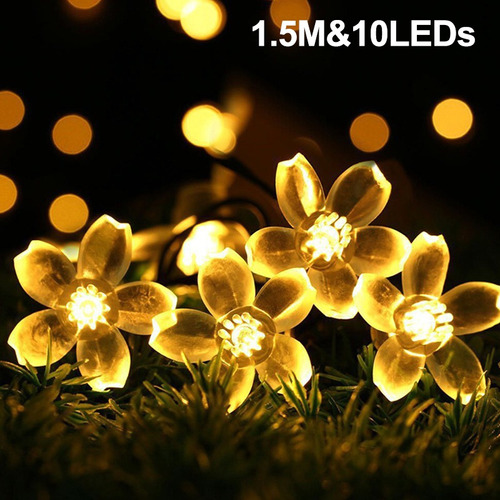 1.5m Led Flor Guirnalda Cadena De Luces Fiesta Decoración