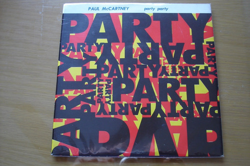 Beatles Paul Mccartney Simple Vinilo Party Party Made In Uk