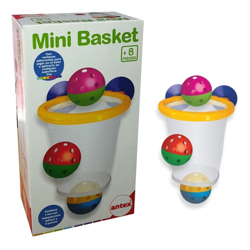 Mini Basket Para Jugar En El Baño Antex Mundo Manias