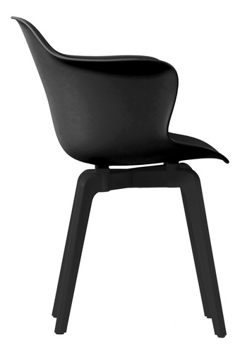 Silla Eames Con Descansabrazos Comedor Polipropileno Durable