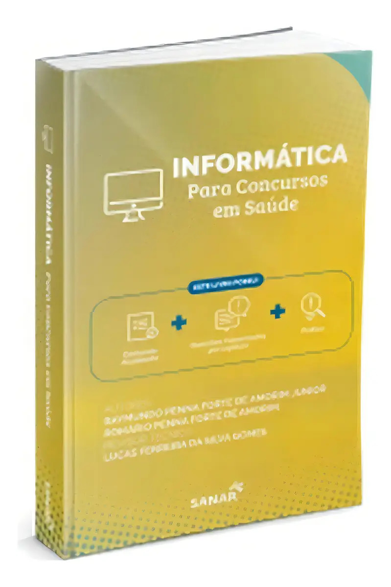 Livro Informática Para Concursos Em Saúde, 1ª Edição