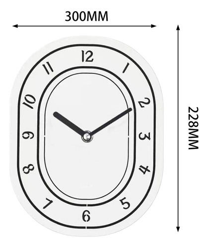 Accesorios De Reloj De Pared Ovalados Reloj De Pared