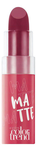 Labial Matte Color Trend Avon Malva Y Mocca Clasico