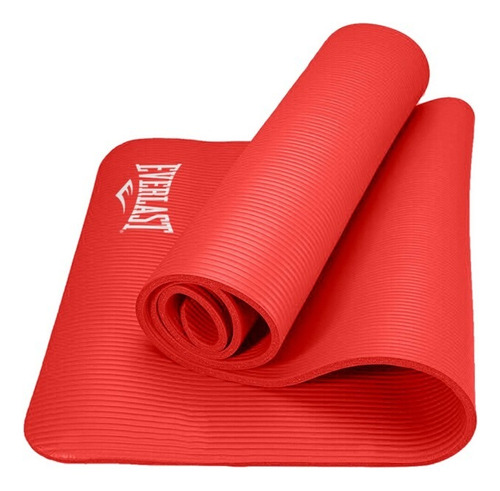 Colchoneta Everlast Yogamat Pilates Gimnasia 10mm - El Rey Color Rojo