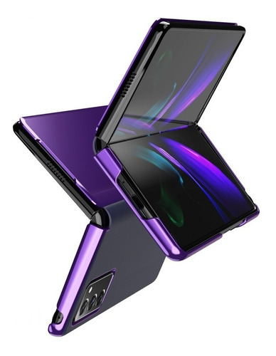 Carcasa Plegable Efecto Espejo Para Samsung Galaxy Z Fold 3
