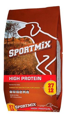 Comida Para Perros Sportmix Premium Alta Proteina 20kg