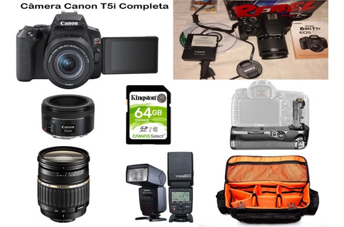 Câmera Canon T5i completa