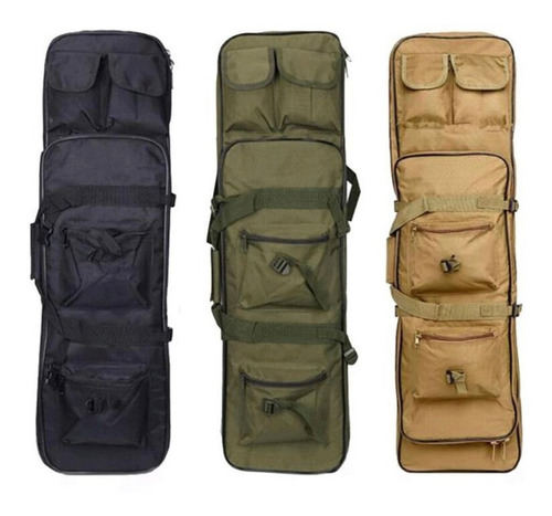 Mochila Táctica Militar Porta Rifle Caza Pistola Airsoft