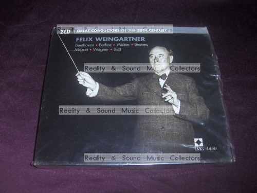 Felix Weingartner Great Conductors Of The Century 2 Cd Set