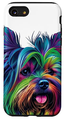 Funda Para iPhone SE (2020) / 7 / 8 Yorkie Pop Art Plastico