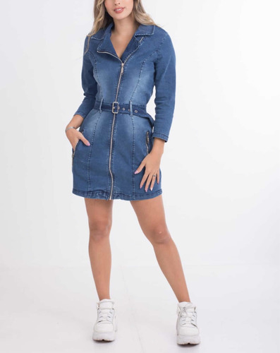 Vestido Jeans Elastizado