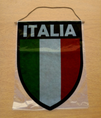 Banderin Shield 40cm Bandera De Italia