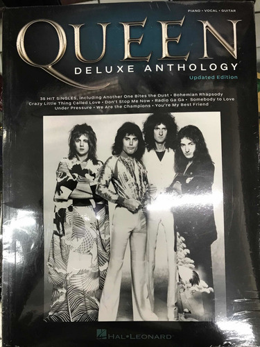 Álbum Queen Delux Anthology Partituras Para Piano