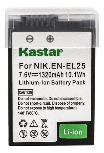 Batería Kastar En-el25 Para Nikon En-el25, En-el25a