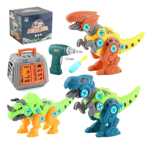 Juguetes De Dinosaurios Para Niños Diy Con Taladro Electrico