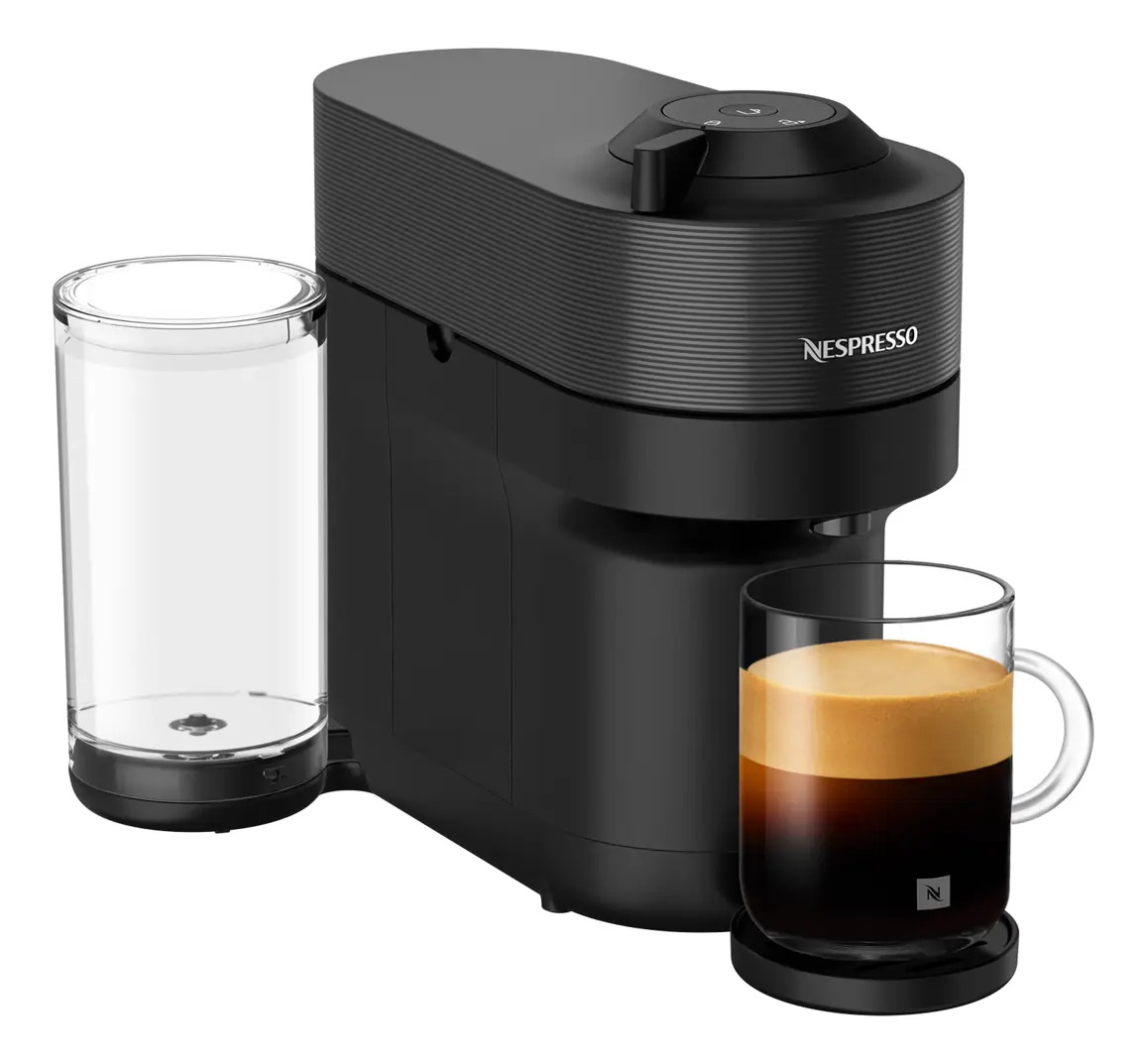 Cafetera Nespresso Vertuo Pop Color Negro + Cápsulas de regalo