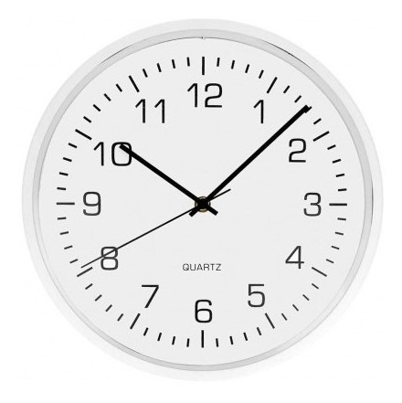 Reloj De Pared Free Home 30 Cm Blanco Reloj De Pared Tk668