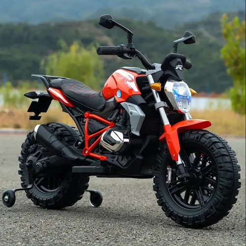 Mini Moto Elétrica Infantil 12v Com Pneus De Borracha Eva! Cor Vermelho Voltagem Do Carregador 127/220v