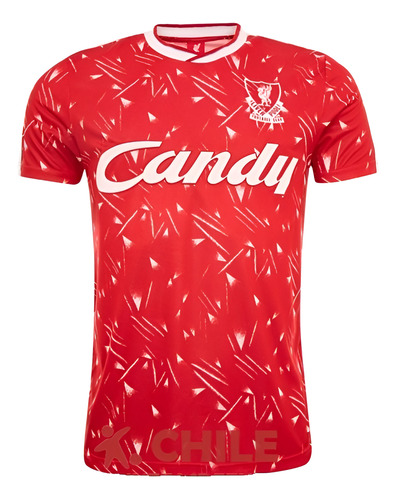 Camiseta Liverpool Local Retro Temporada 1989 - 90 Campeón