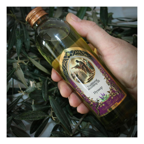Hyssop Scented Blessed Holy Unging Bottle Para Oración De Ml