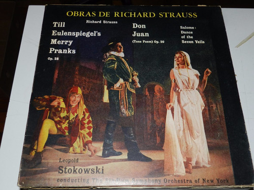 Vinilo 0783 - Richard Strauss - Orq Sinf Ny - L.  Stokowsk 