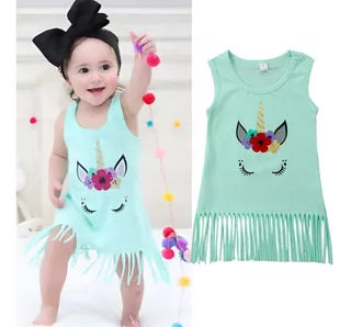 Vestido De Unicornio Ñiña Talla 1-2 Años