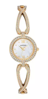 Reloj Armitron Dress Para Dama Dorado 755536mpgp