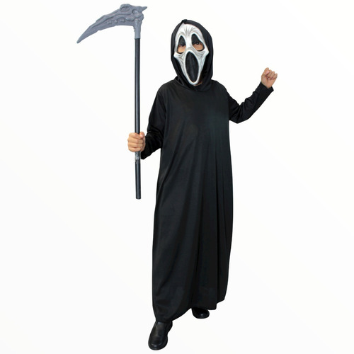 Disfraz De Scream  Para Niño Ghost Face Fiestas Halloween 