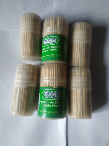 Palillos De Dientes Doble Punta