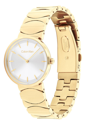 Reloj Calvin Klein Mujer 25100043 Ck Enchant Dorado