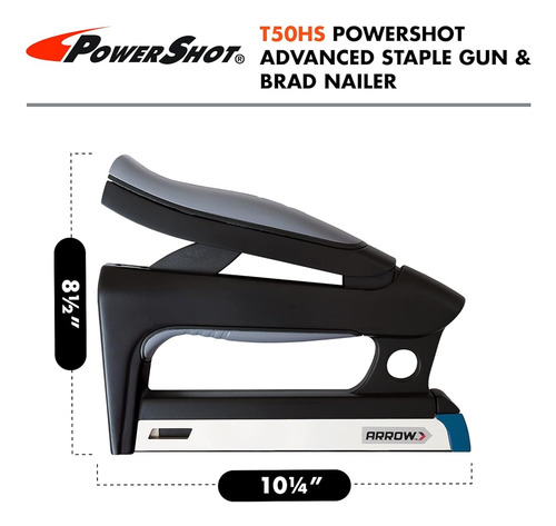 Arrow T50hs Powershot Advanced Professional Heavy Duty 2 En