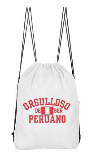 Bolso Deportivo Orgulloso Peruano (d0203 Boleto.store)