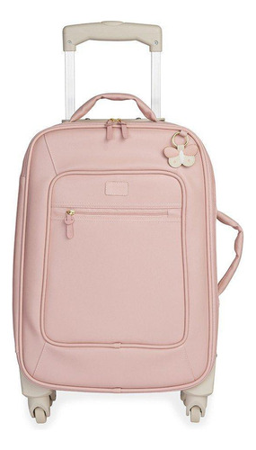 Mala Maternidade Com Rodinhas Masterbag Baby Borboleta Rosa