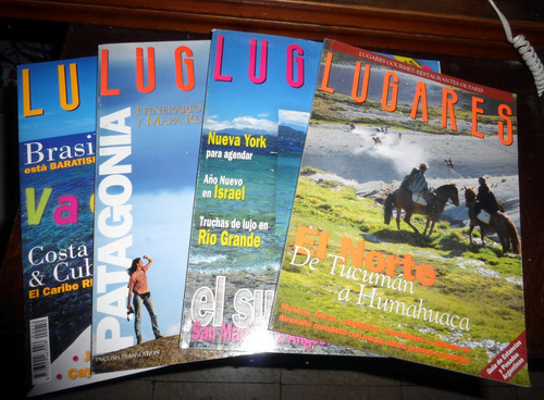 Lote X 4 Revistas Lugares _ Patagonia. Etc