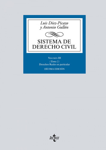 SISTEMA DE DERECHO CIVIL - LUIS/GULLON  ANTONIO DIEZ-PICAZO, de LUIS/GULLON  ANTONIO DIEZ-PICAZO. Editorial Tecnos en español