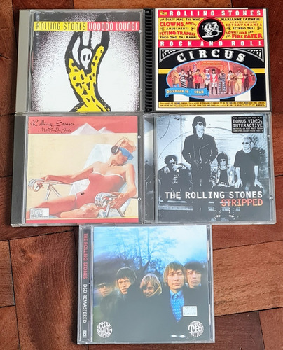 Lote 5 Cds Rollings Stones Importados