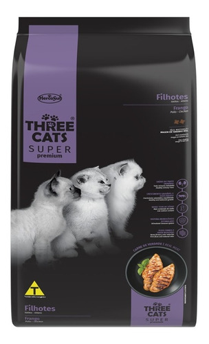 Three Cats Super Premium Filhote 10 Kg Con Regalo