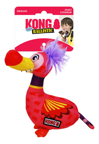 Brinquedo Pelúcia Kong Ballistic Vibez Birds Para Cães  M/g