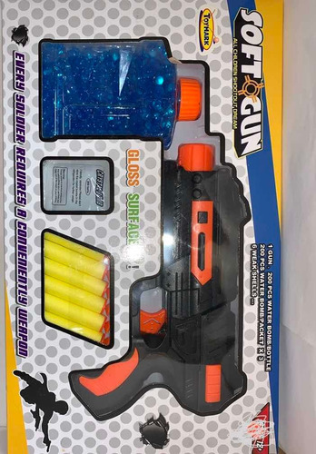 Soft Gun Pistola De Juguete Hidrogel New (Usado)