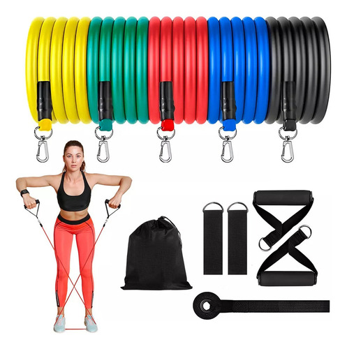 Js Kit De Bandas De Resistencia Ligas For Ejercicio 11pzs