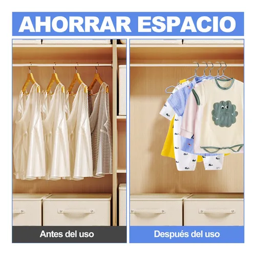 30 Ganchos Para Ropa Perchas De Acero Inoxidable Sólida Niño