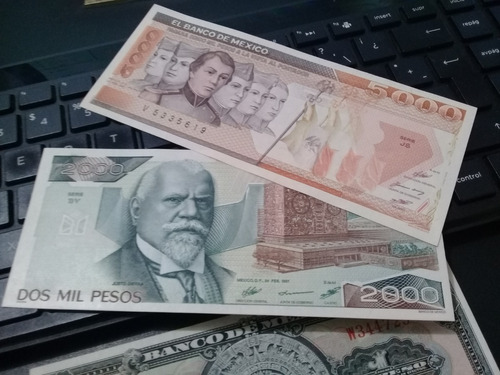 3 Billetes Mexicanos De Colección