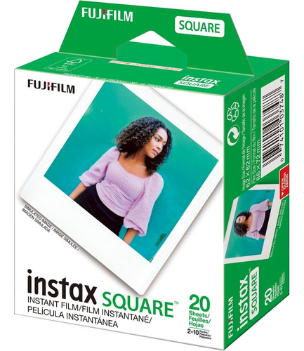 Papel Fujifilm Instax Square Film X 20 - Mini Isamilma