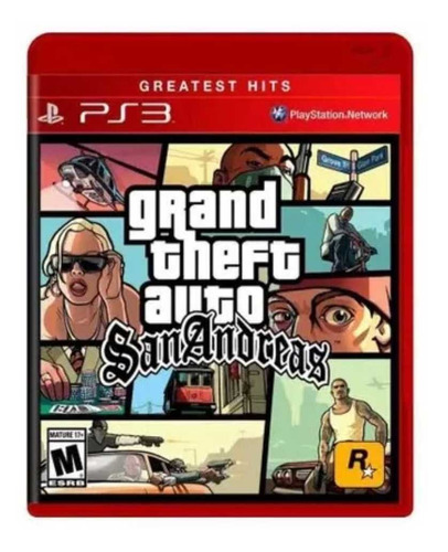 Jogo Grand Theft Auto San Andreas Ps3 Novo