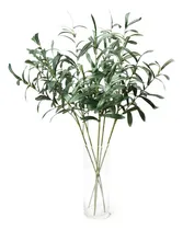 Comprar 5 Ramas De Olivo Para Jarrones, Plantas Artificiales, Tallos